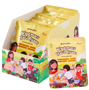 Kremes Hati Ayam Box 12 Sachet